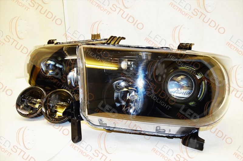 Светодиодные фары Toyota Sequoia Bi Led